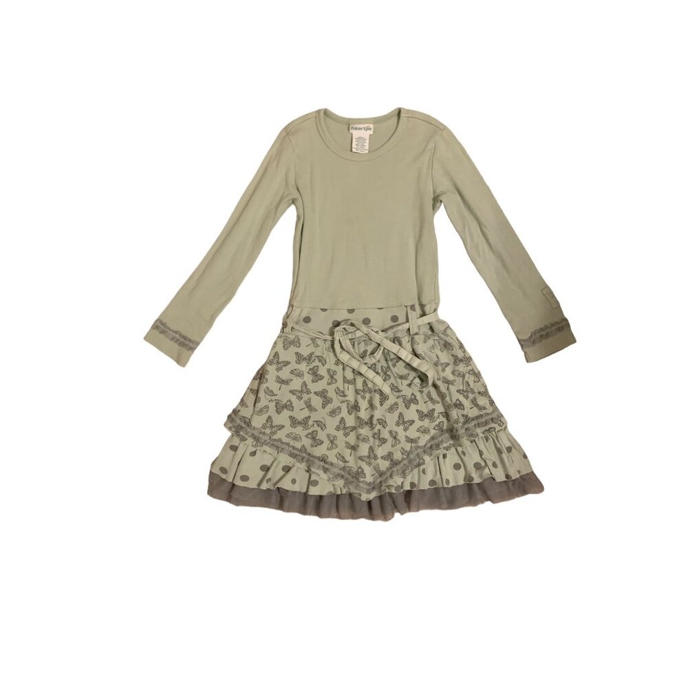Naartjie Green Butterfly Dress Size 6